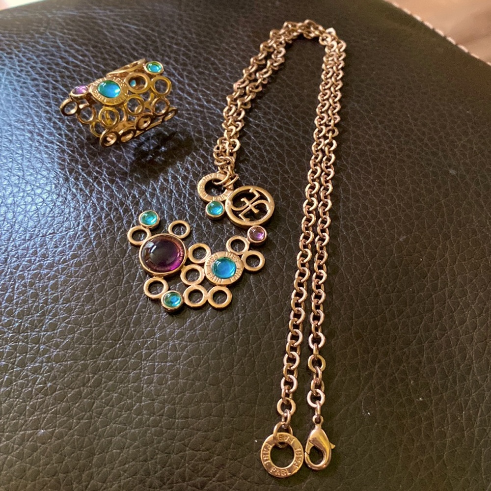 FABI Necklace and Ring Set